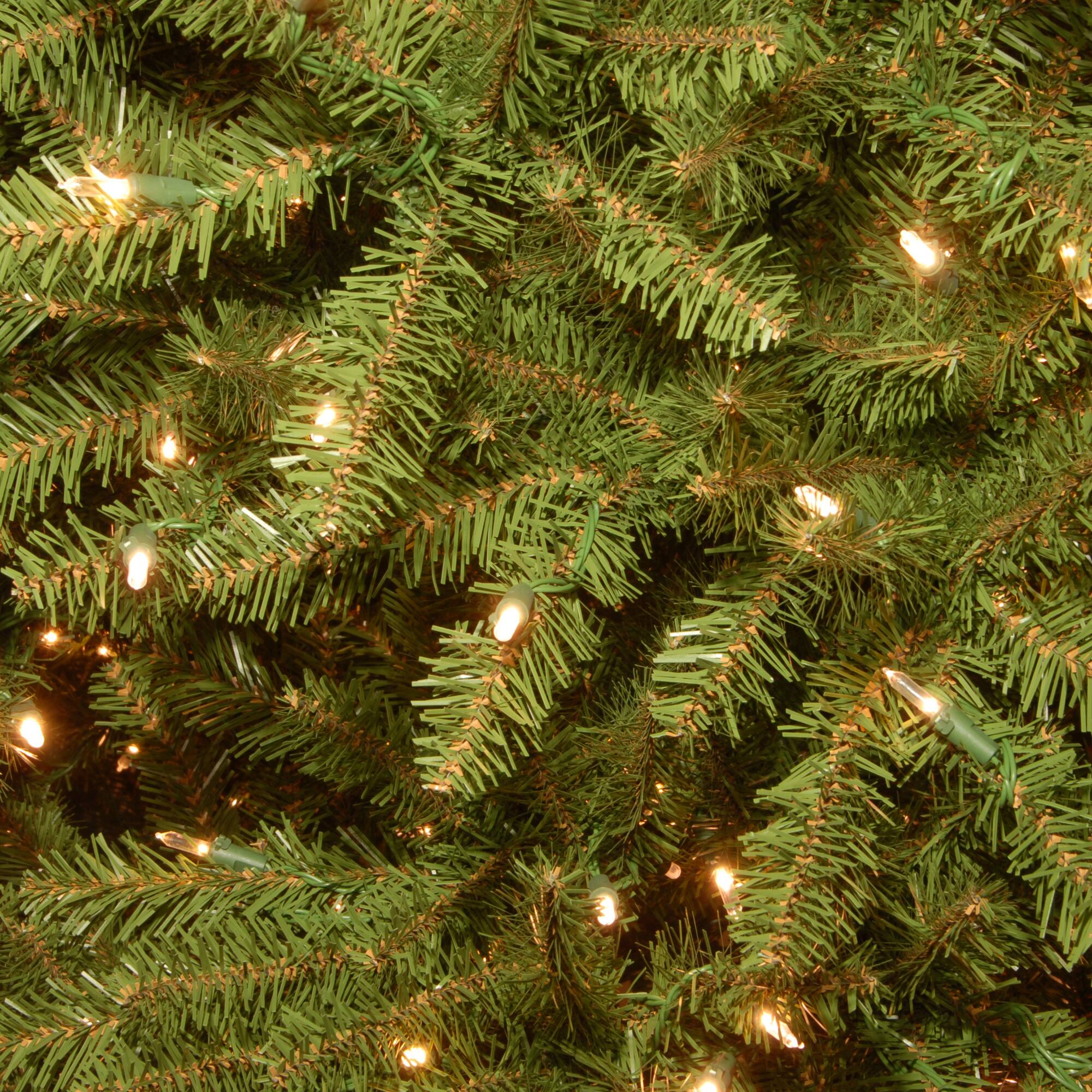 7ft. Pre-Lit PowerConnect™ Dunhill® Fir Tree Artificial Christmas Tree, Clear Lights